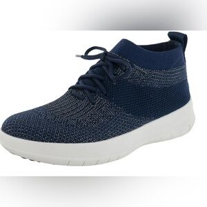 FITFLOP navy gold high top sneaker US 8.5